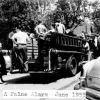          Fire_engine_1953.jpg 354KB; A false alarm june 1953. Men and boys on a fire engine or fire truck
   