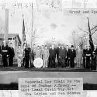          Josh_Brown_home_1934.jpg 686KB; Grand and Spear Streets, Memorial Day Visit to the home of Joshua J. Brown -- last local Civil War vet, American Legion and Sea Scouts
   