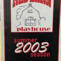 Red Barn Theater Summer 2003 Season