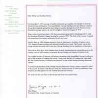          Ens-0001.JPG; Azalea Society president John Migas to Mike White and Harding Family RE George Harding Memorial Garden
   