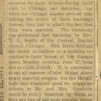          Ens-Ens-GrosvNotes3-GoodrichWeaverWedding-1898.JPG; Charles Brayton Goodrich, Kathleen J. Weaver
   