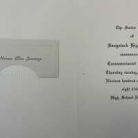          Commencement announcement 1946 Saugatuck High School picture number 2
   