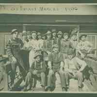          1900BasketMakers.jpg 2.7MB; Another version of the same image from the RJ&Diane Peterson collection. 
The Old Basket Makers 1900 
Standing: Firm, Red, Bill Clde McNut Perry, Ben, John, 'Ey, Sim, Bek, Bob
Seated: Bud, Silent, Dan
   