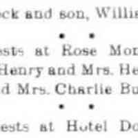          cr1907080201RosemontGuests.jpg 8KB; Mrs. Henry and Mrs. Charlie Bull
   