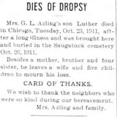 cr1911102702LutherAzling.jpg 19KB: 1911 obit for son Luther Azling
