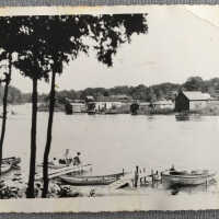 Shanties on the river
