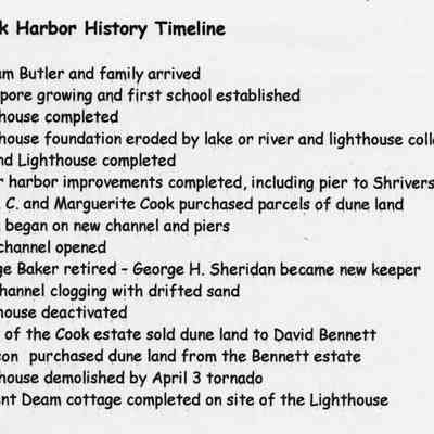 timeline from the presentations