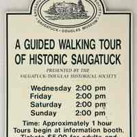 Walking Tour sign
