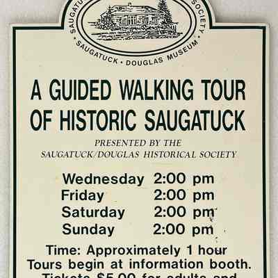 Walking Tour sign