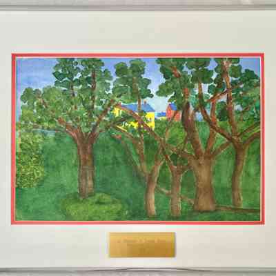 Woodland Scene by Louise Peters