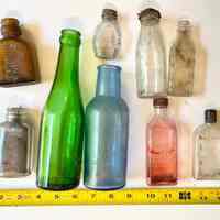 Bottles, glass