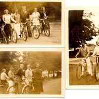          94-1-17C_Atwood_on_bikes.jpg 1MB; Eleanor Koning and others on bicycles
   