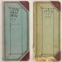 Edwin House ledgers 1944-1947; 1950-1952 and June 1957