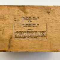          Box B; Factory No. 70, Coll. Dist. Mich. 100
   