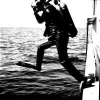Island Queen diver 1957