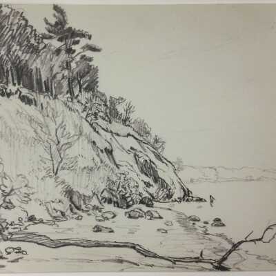 Lake Michigan Shoreline by Wilfrid Berg