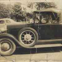          Bud Sewers In his 1928 Ford Roadster
   