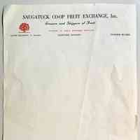 Saugatuck Fruit Exchange letterhead