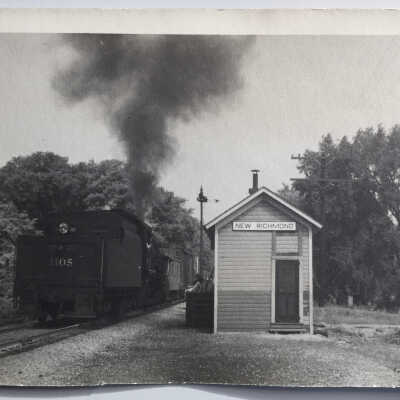 Train at New Richmond depot