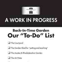          Sign for 2012 garden fundraising campaign
   