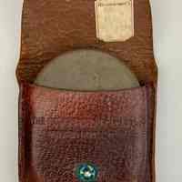          Sharpeing stone pouch front
   