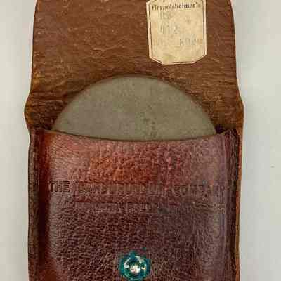Sharpeing stone pouch front