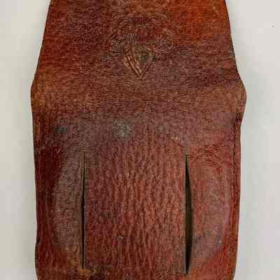 Sharpeing stone pouch back