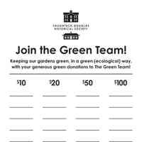          Sign for 2012 garden fundraising campaign
   