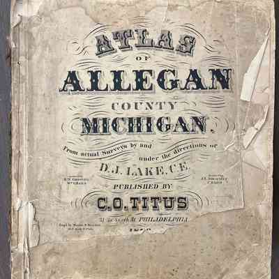 Titus Atlas of Allegan Co., 1873