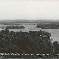          The Big Pavilion from Mt. Baldhead Postcard
   