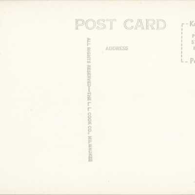 The Big Pavilion from Mt. Baldhead Postcard Reverse