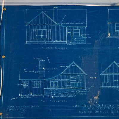 Guest House To Be Erected On Lake Mich. Shore/Near Castle Park, Mich. For/Mr. & Mrs. Aiken (Aiken)