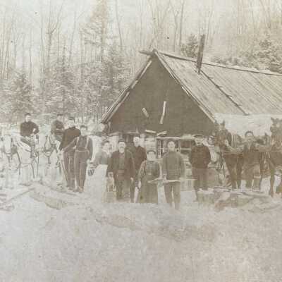 Lumbering in the North - Walloon Lake
