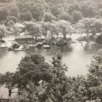 Sewers Docks on Water Street from Mt. Baldhead