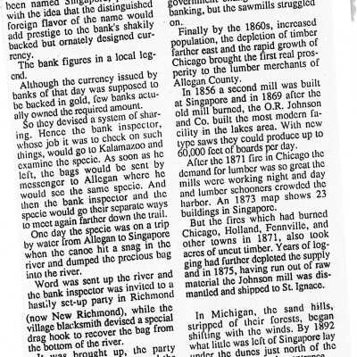 Former town buried in dunes, The Commercial Record/Resorter, July 23, 1992, Kit Lane: part 2 of 2