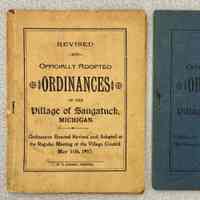 Ordinances Saugatuck 1917