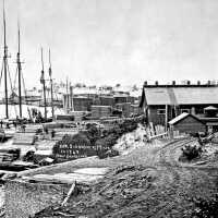          Saugatuck lumber mills worked around the clock to help rebuild Chicago.; Singapore 1869Dated
   