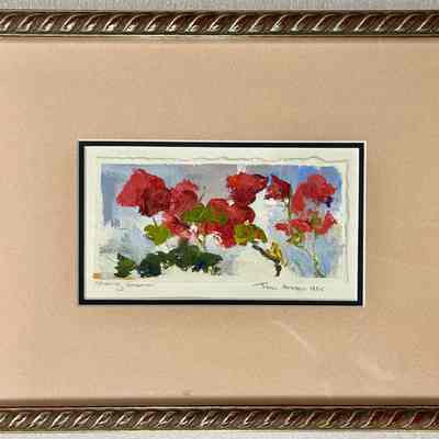 Morning Geraniums