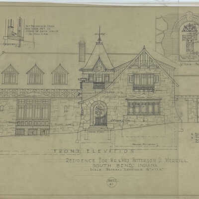 Residence For Mr. & Mrs. Patterson D. Merrill/South Bend, Indiana (Merrill)
