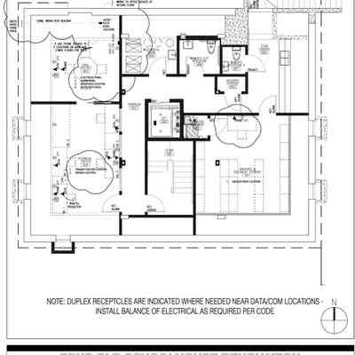 OSH floor&elect plans-1.jpg 894KB: Old schoolhouse renovation lower level plans and electricals by Fenn's Design Mill