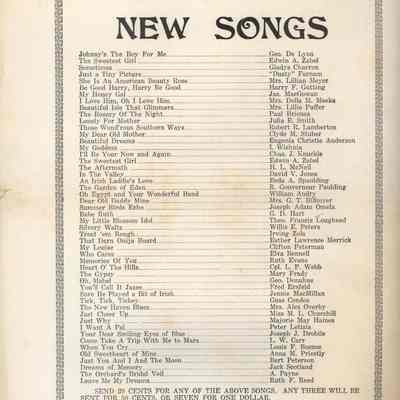 SaugatuckSongBack.jpg 1.8MB: Scan of the song sheet from 2021.72.02