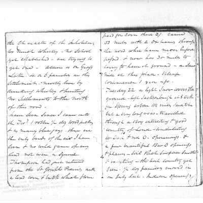 scan of original diary of Oshea Wilder: part 9 of 22