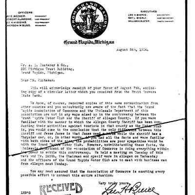 Speed trap complaint letter