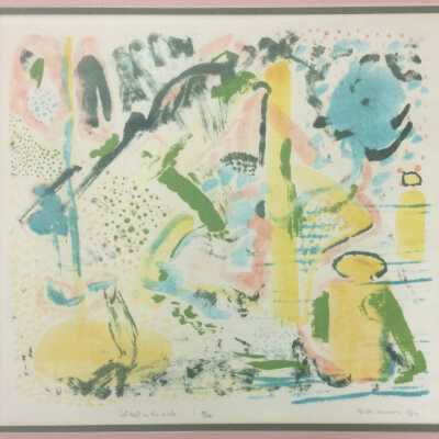 Print of an abstract scene