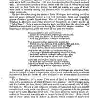          303; Prior to Mr. Butler's settlement in Saugatuck, there was an old peach orchard in the vicinity of Douglas which must have been planted by the French or Indians long before the white settlement of Saugatuck.
This so-called 