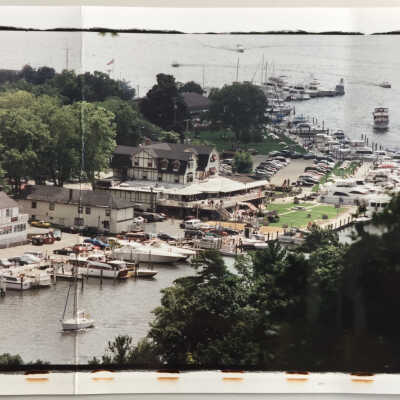 Saugatuck from Mt. Baldhead 1990s
