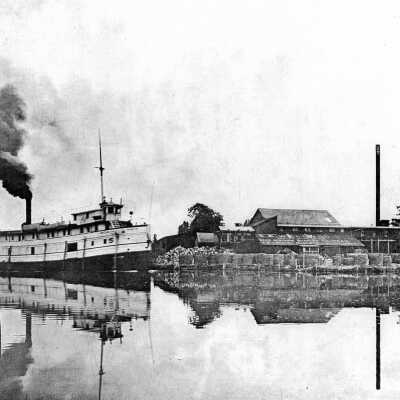 Steamship McVea at Douglas Basket Factory
