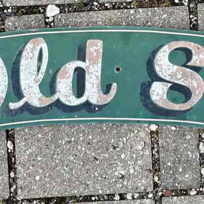 The Old School sign