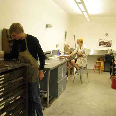 print2.jpg: Printmaking studio, Print studio