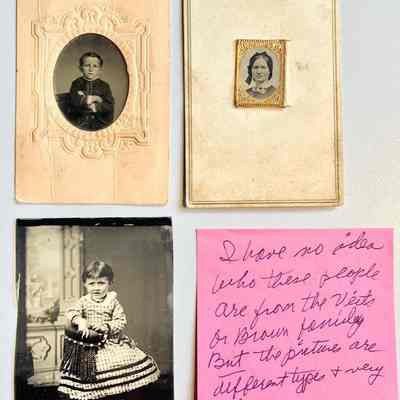 Unknown Brown or Veits ancestors